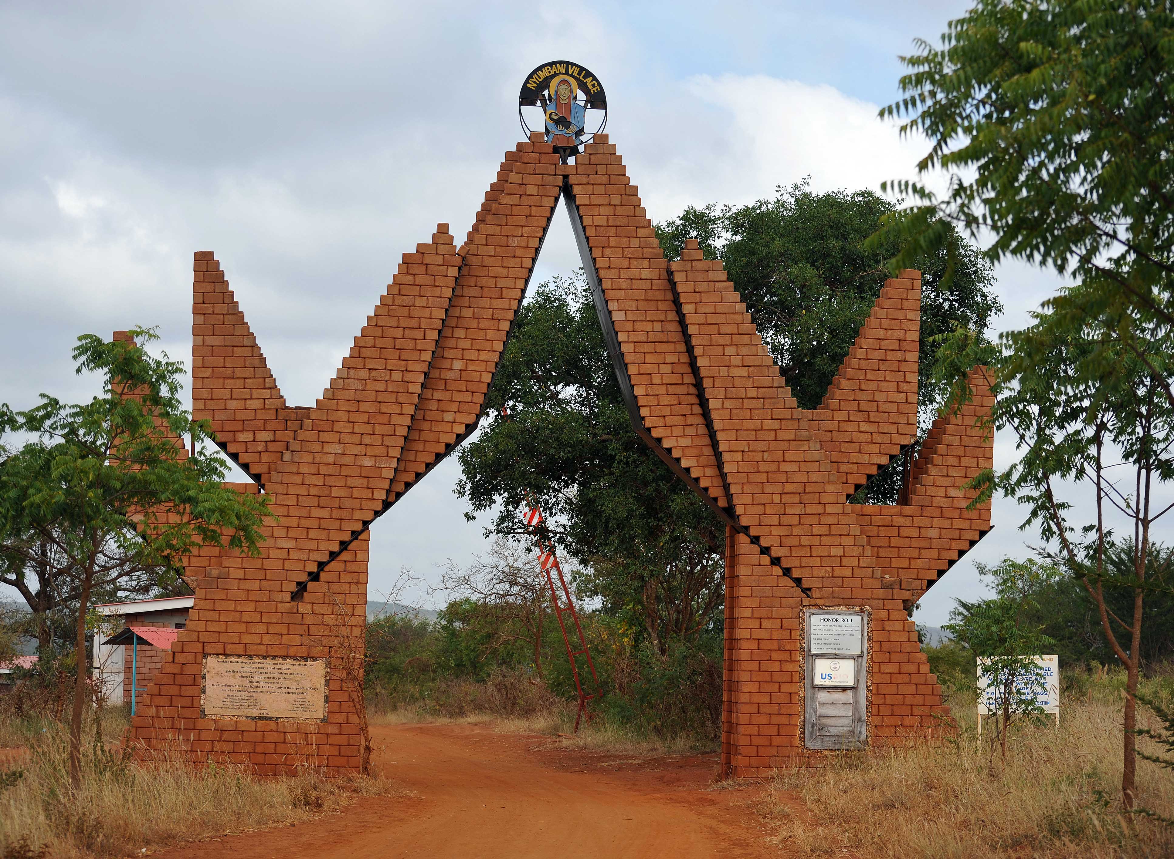 Entrance to Nyumbani Village